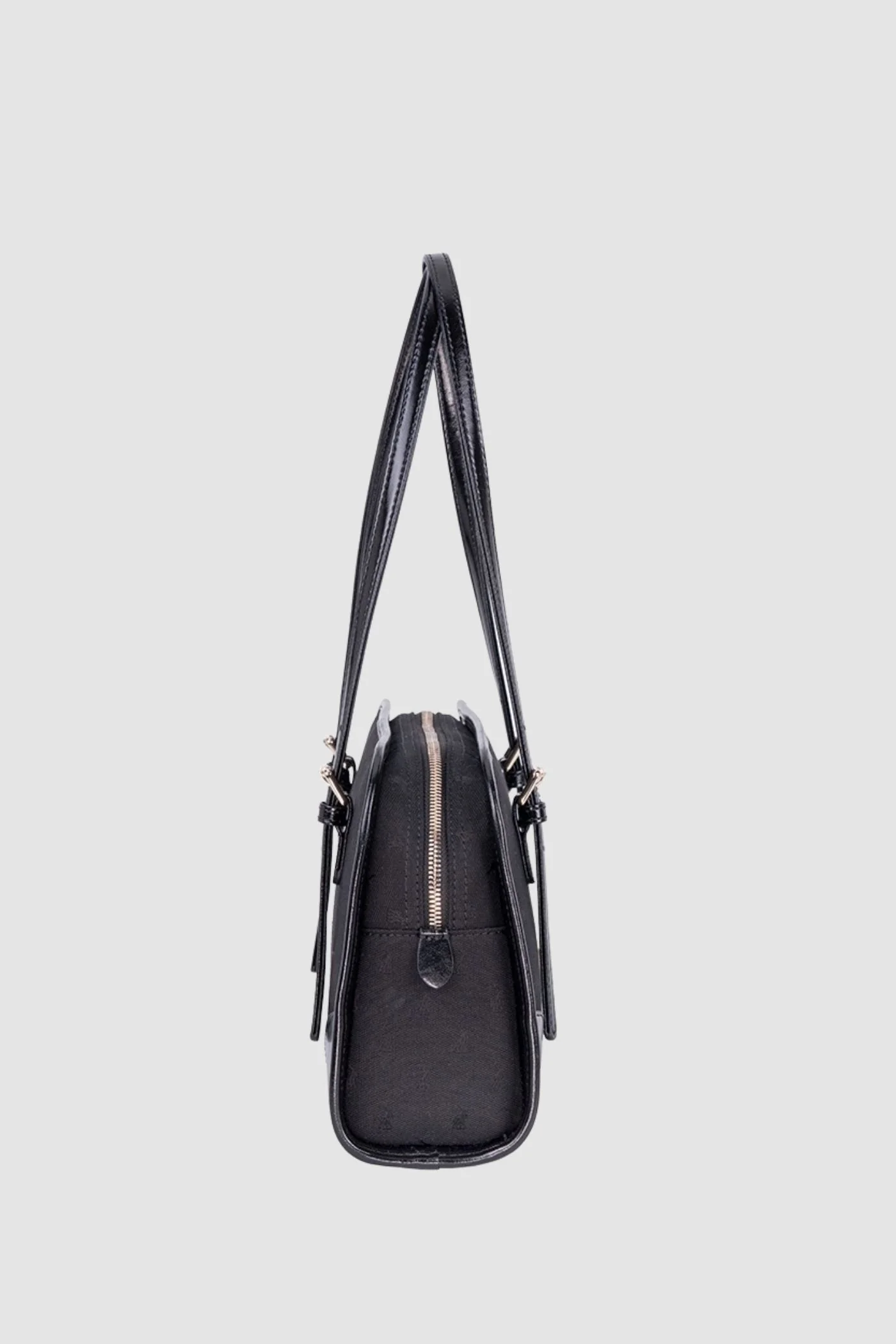 Jacquard E/W Shopper Bag - Black - Image 4