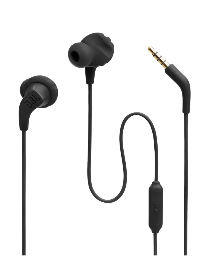 Endurance Run 2 Wired In Ear Headphones - Black - Image 5