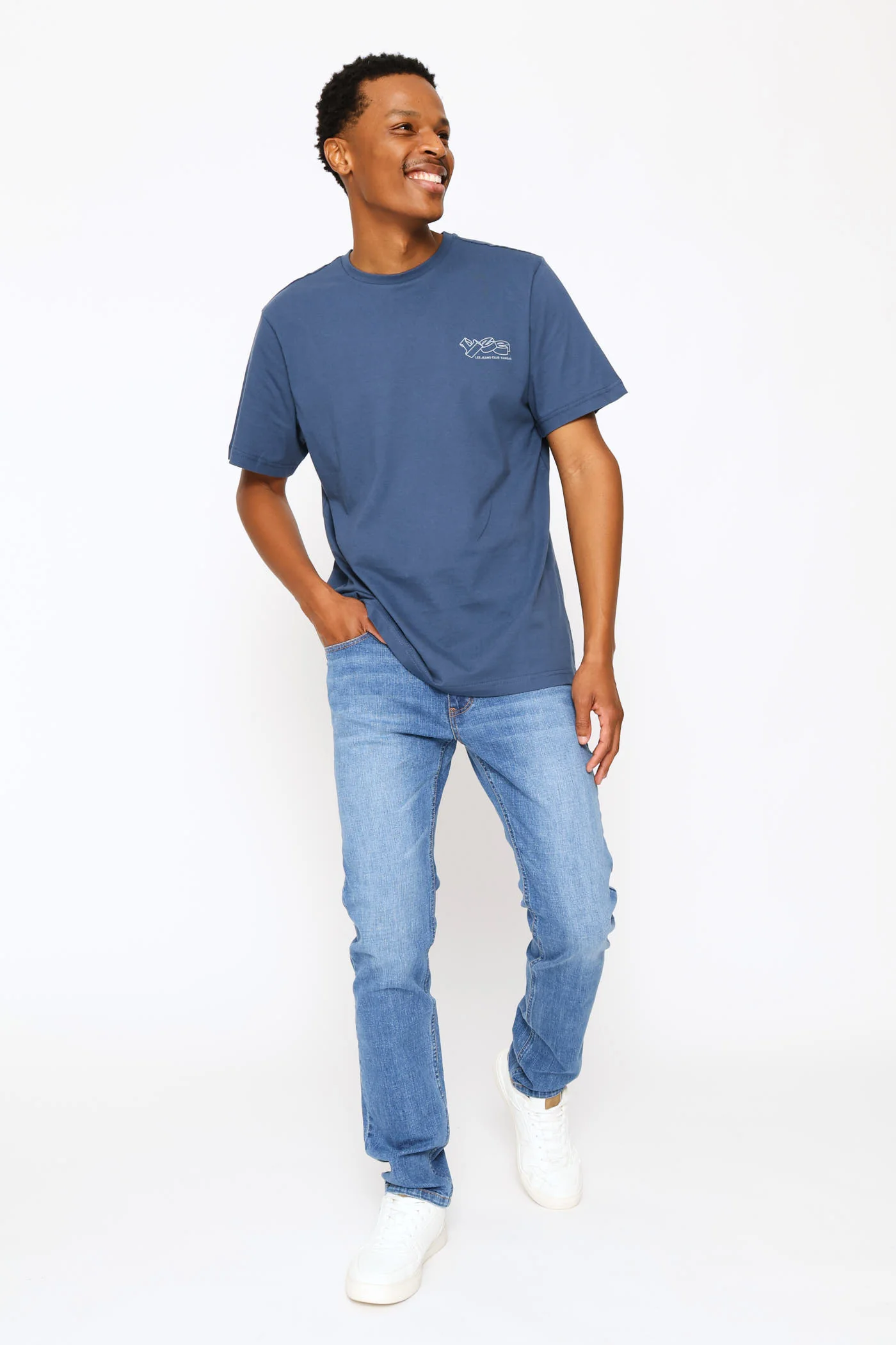 Jeans Club Tee - Blue - Image 5