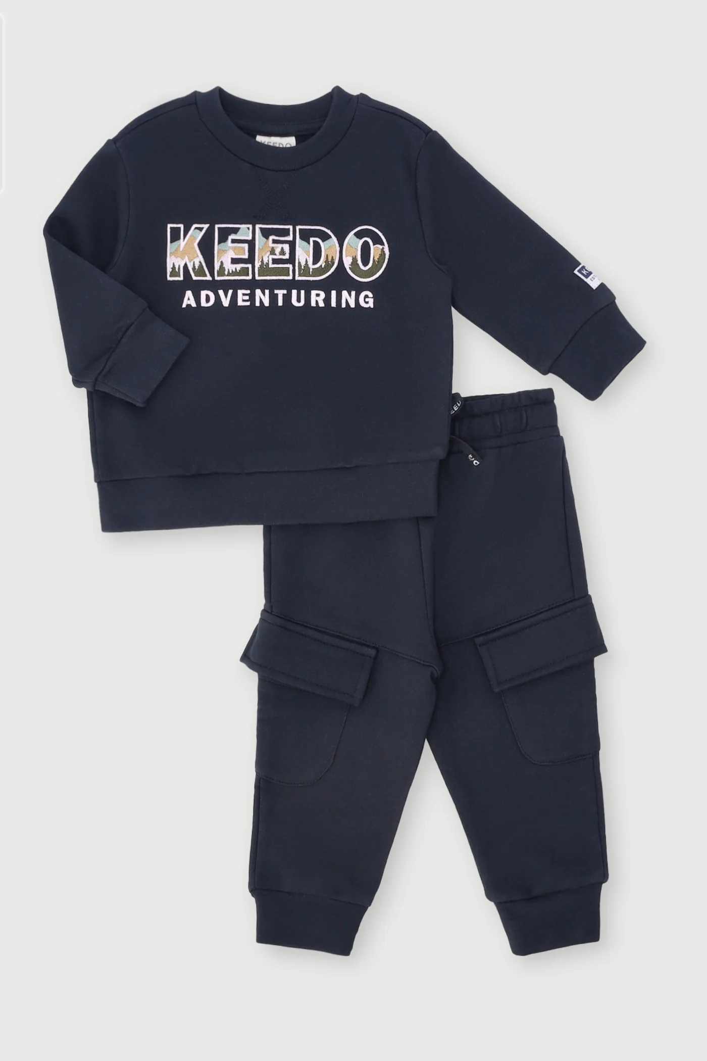 Keedo Baby Boys Embroidery Fleece Set - Image 2