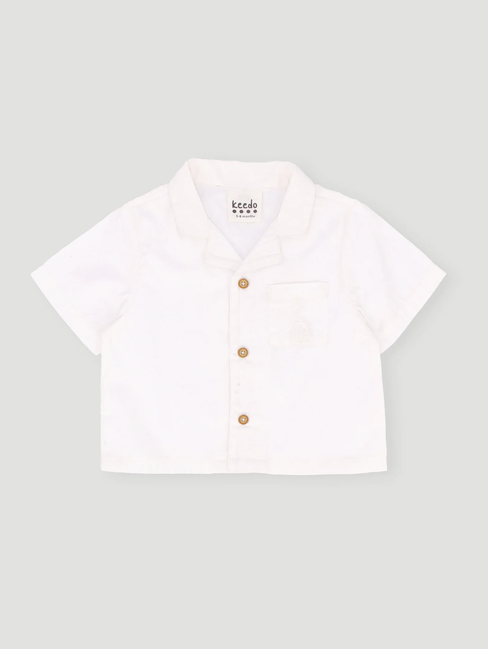 Keedo Baby Boys Premium Shirt - White