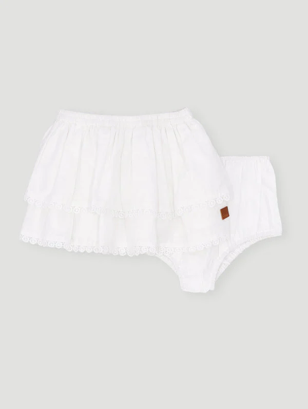 Keedo Baby Girls Rara Skirt - White