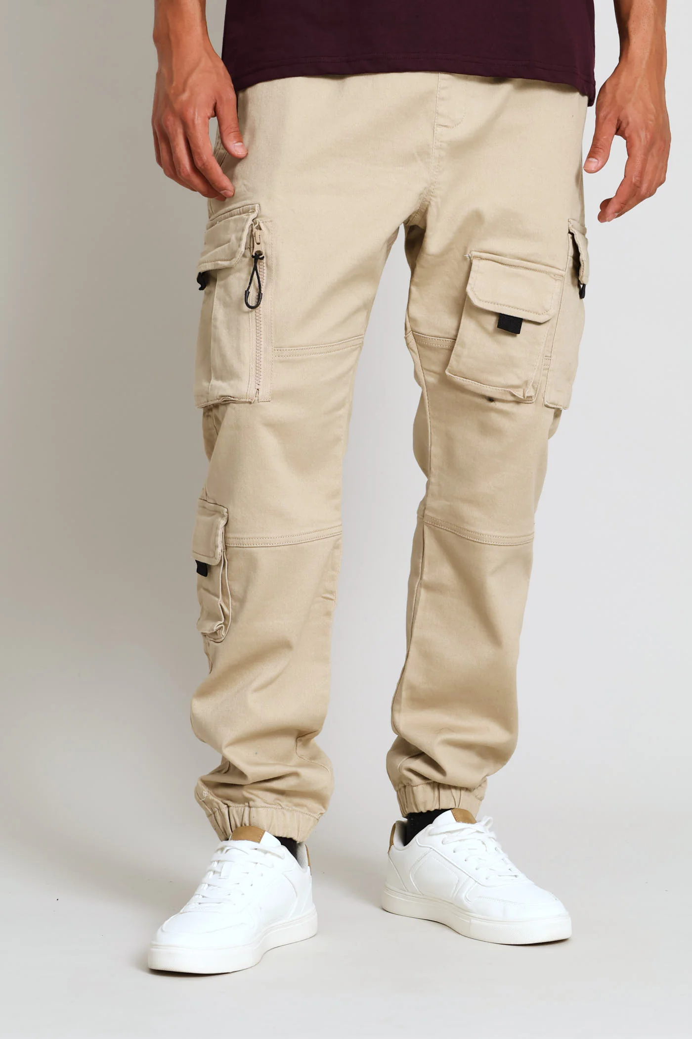 Knit Jogger - Stone - Image 3