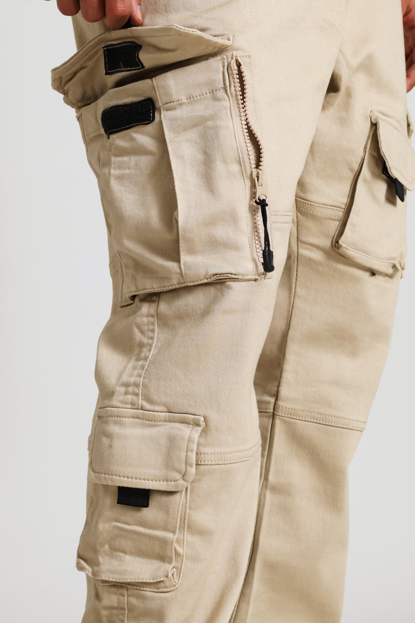Knit Jogger - Stone - Image 5
