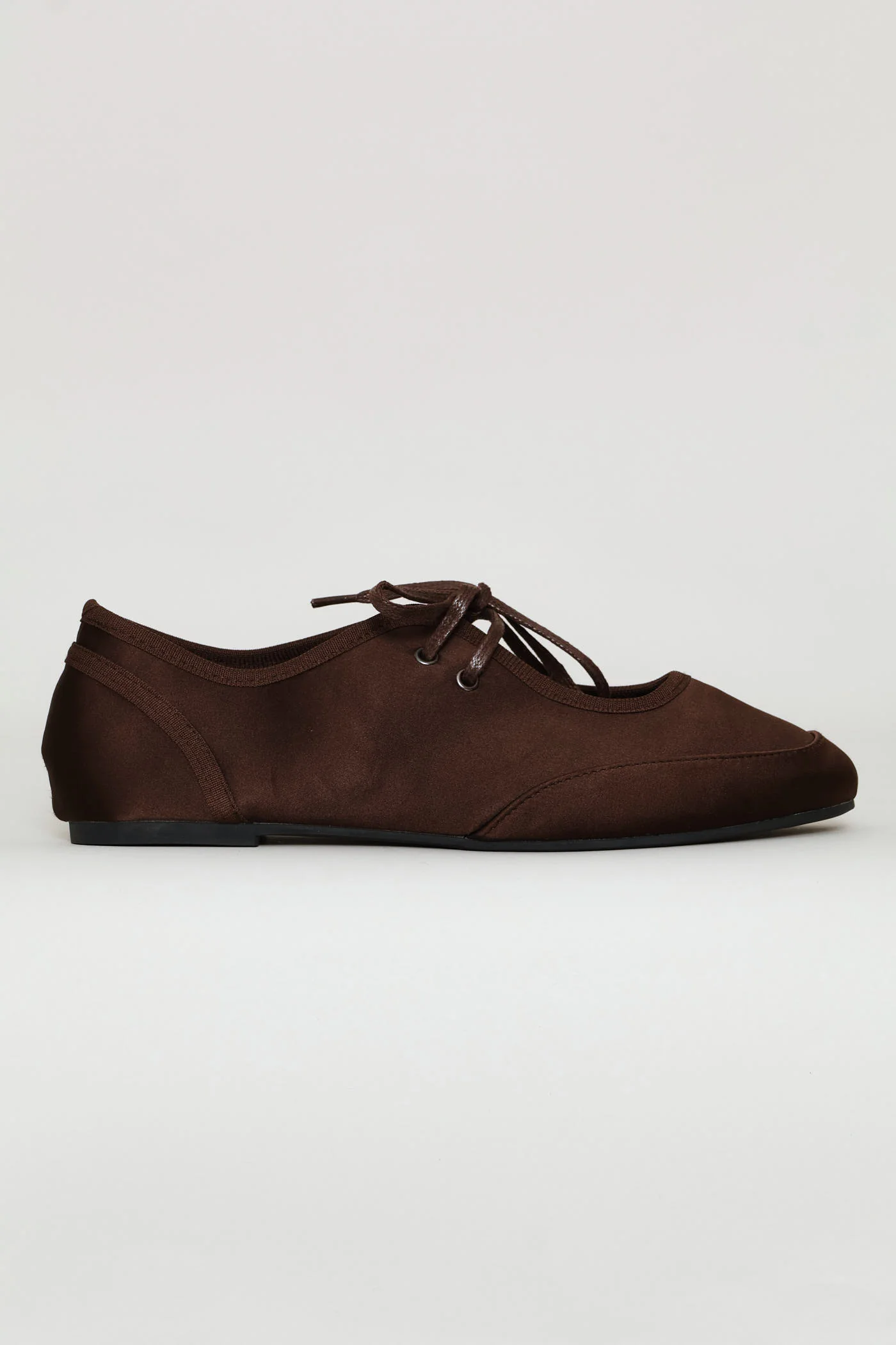 Lace Up Pump - Dark Chocolate - Image 5