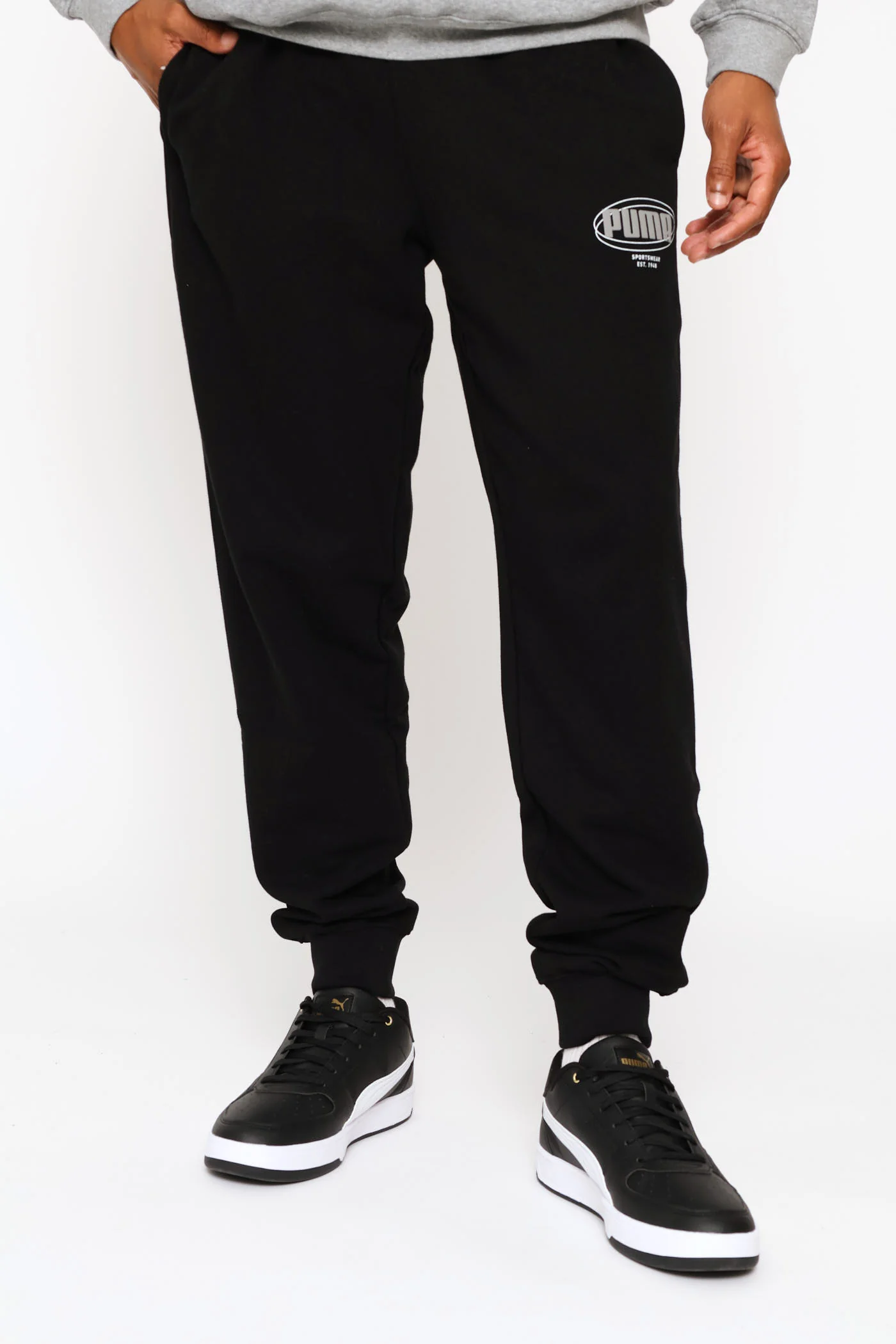 Logo Lab Sweatpants - Black - Image 3