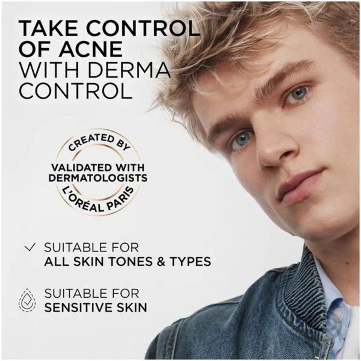 Men Expert Dermo Control Antiblemish Cleanser - Image 5