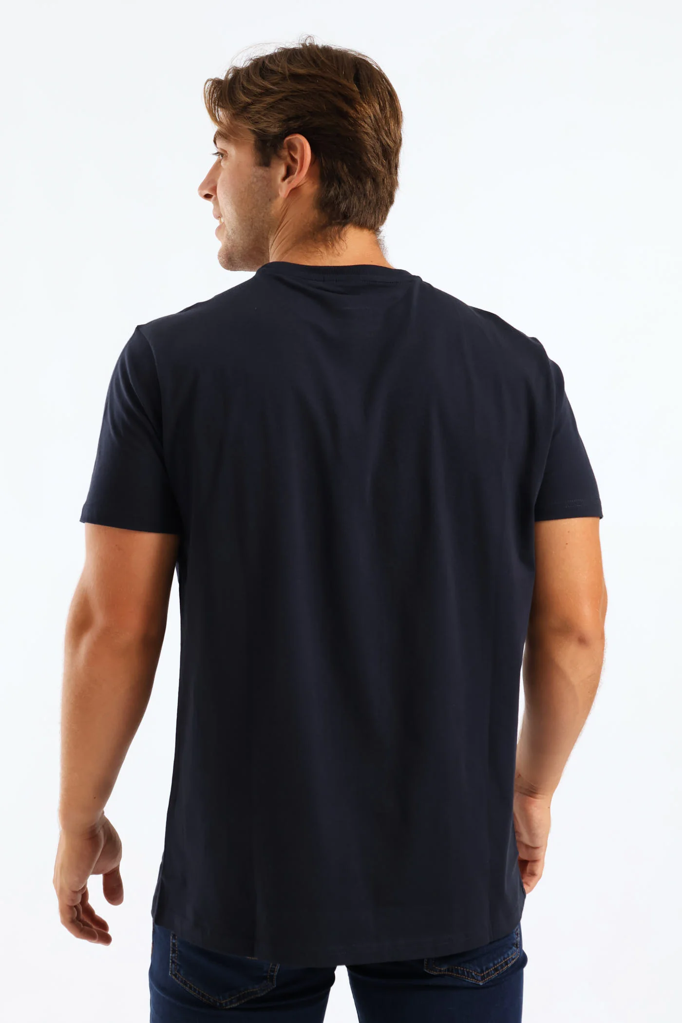 Lucus Tee - Navy - Image 4