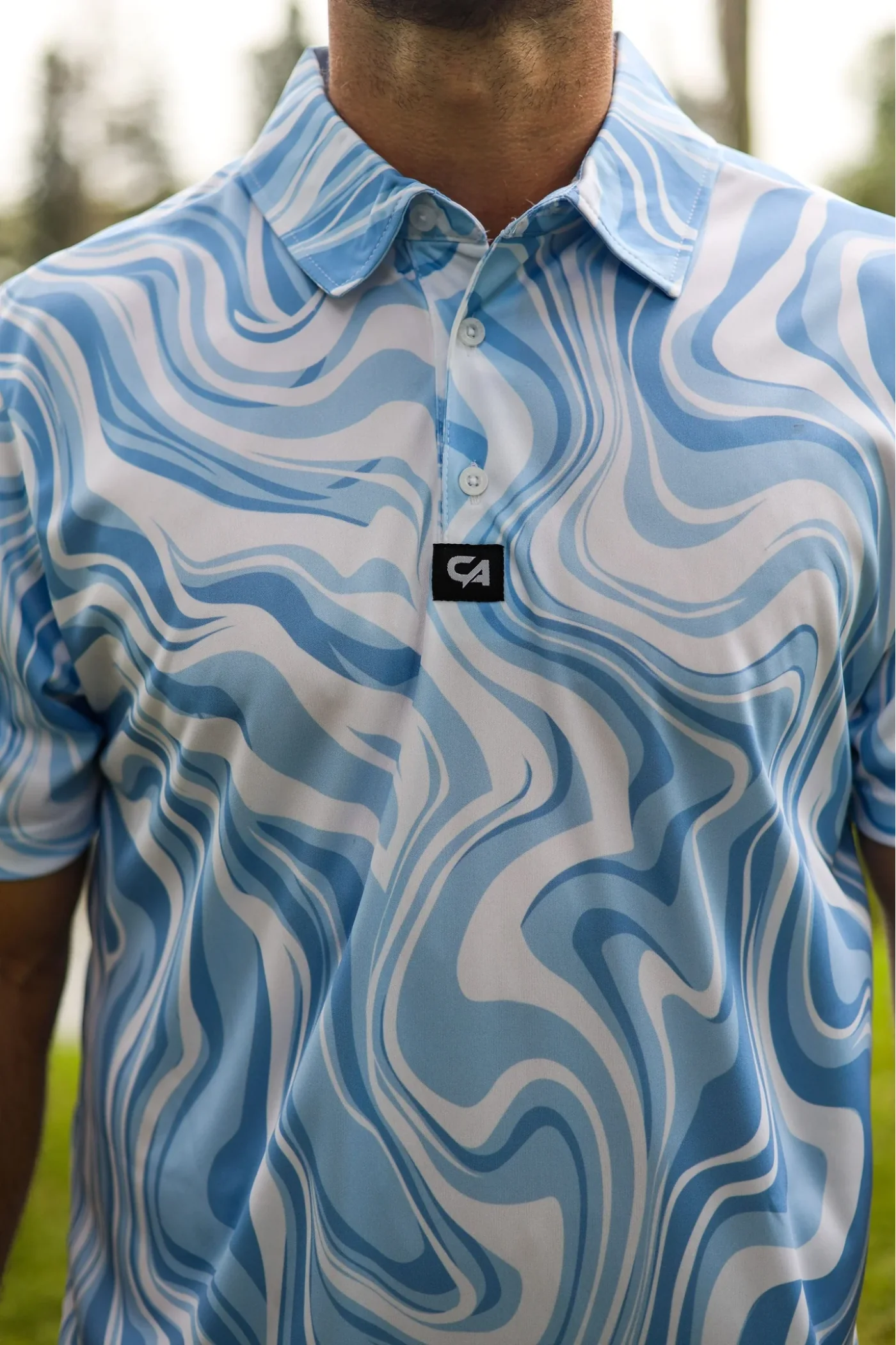 Marble Ocean Golfer - Blue - Image 8