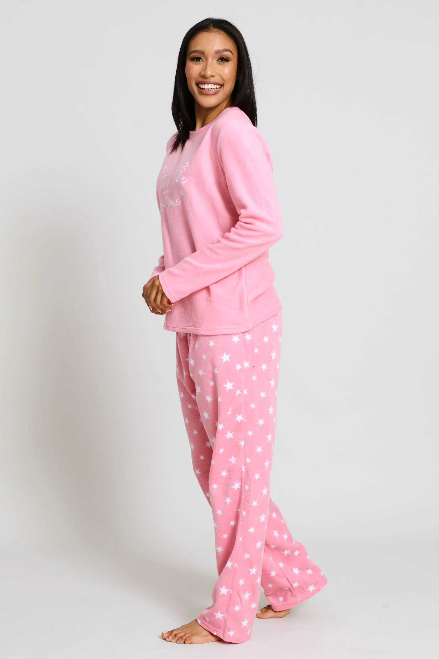 Me Time Polar Fleece Set - Dusty Pink - Image 4