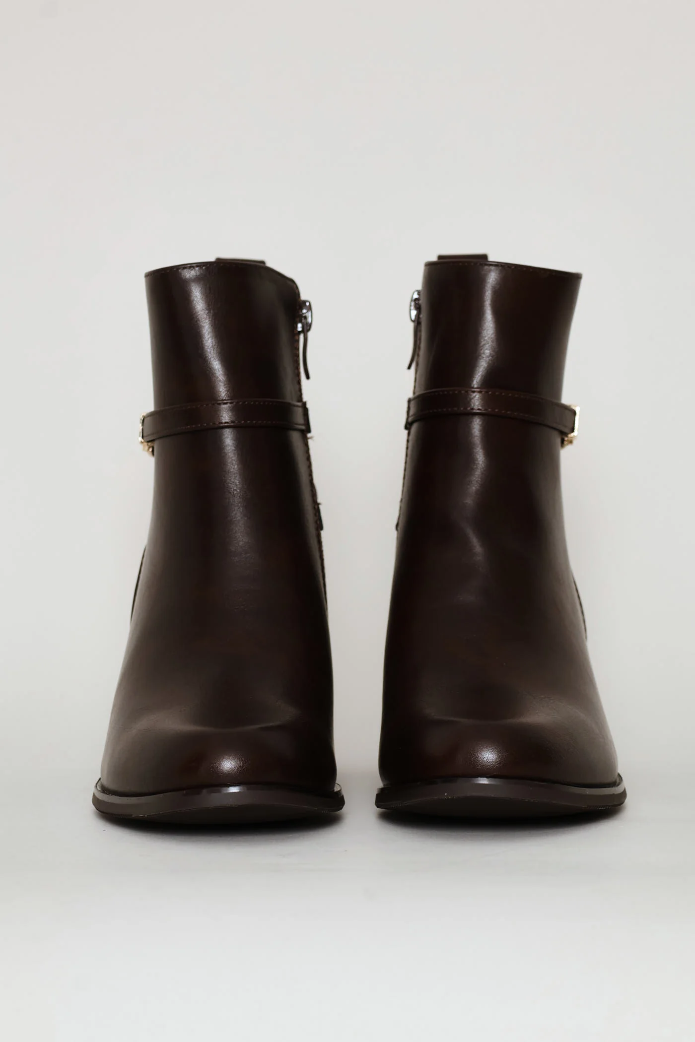 Metal Loop Trim Chelsea Boot - Chocolate - Image 5