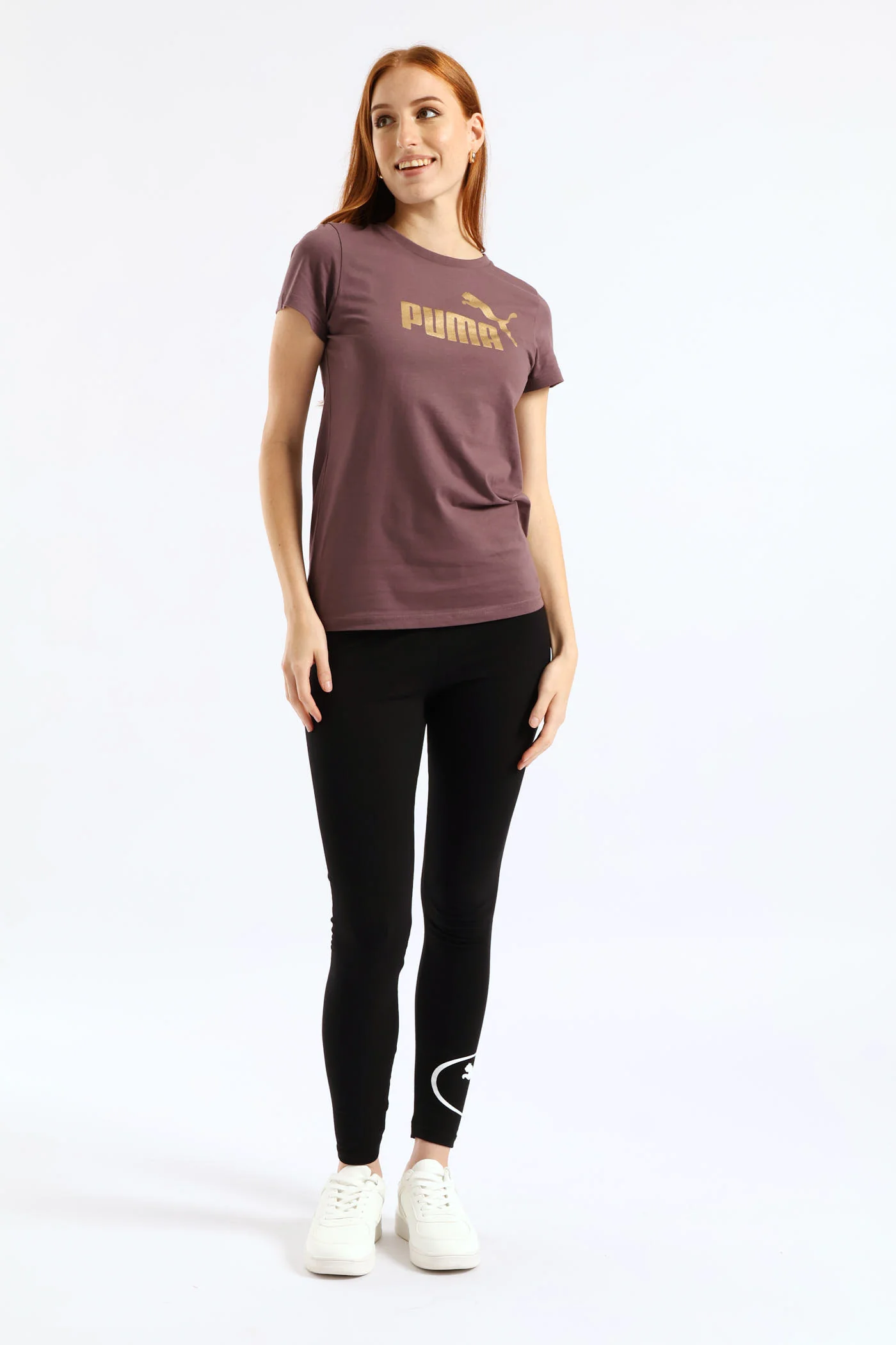 Metallic No. 1 Logo Tee - Mauve - Image 5