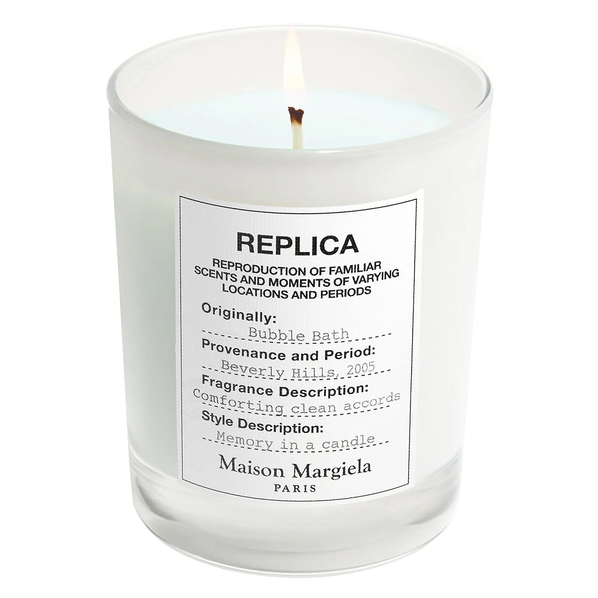 Replica Bubble Bath Scented Candle - 165g - Image 2
