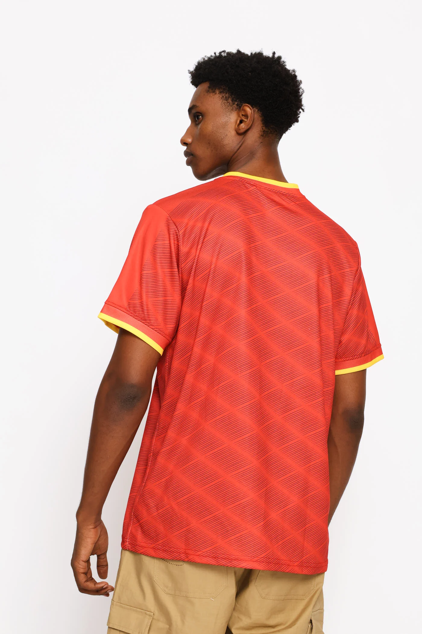 Nkanyezi Soccer Tee - Red - Image 4