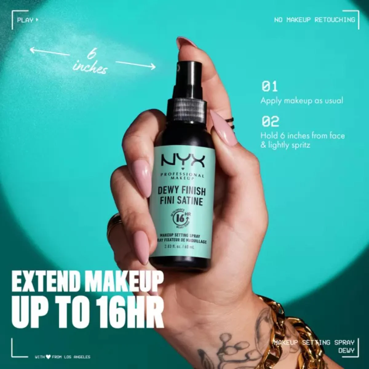 Makeup Setting Spray - Dewy - Image 5