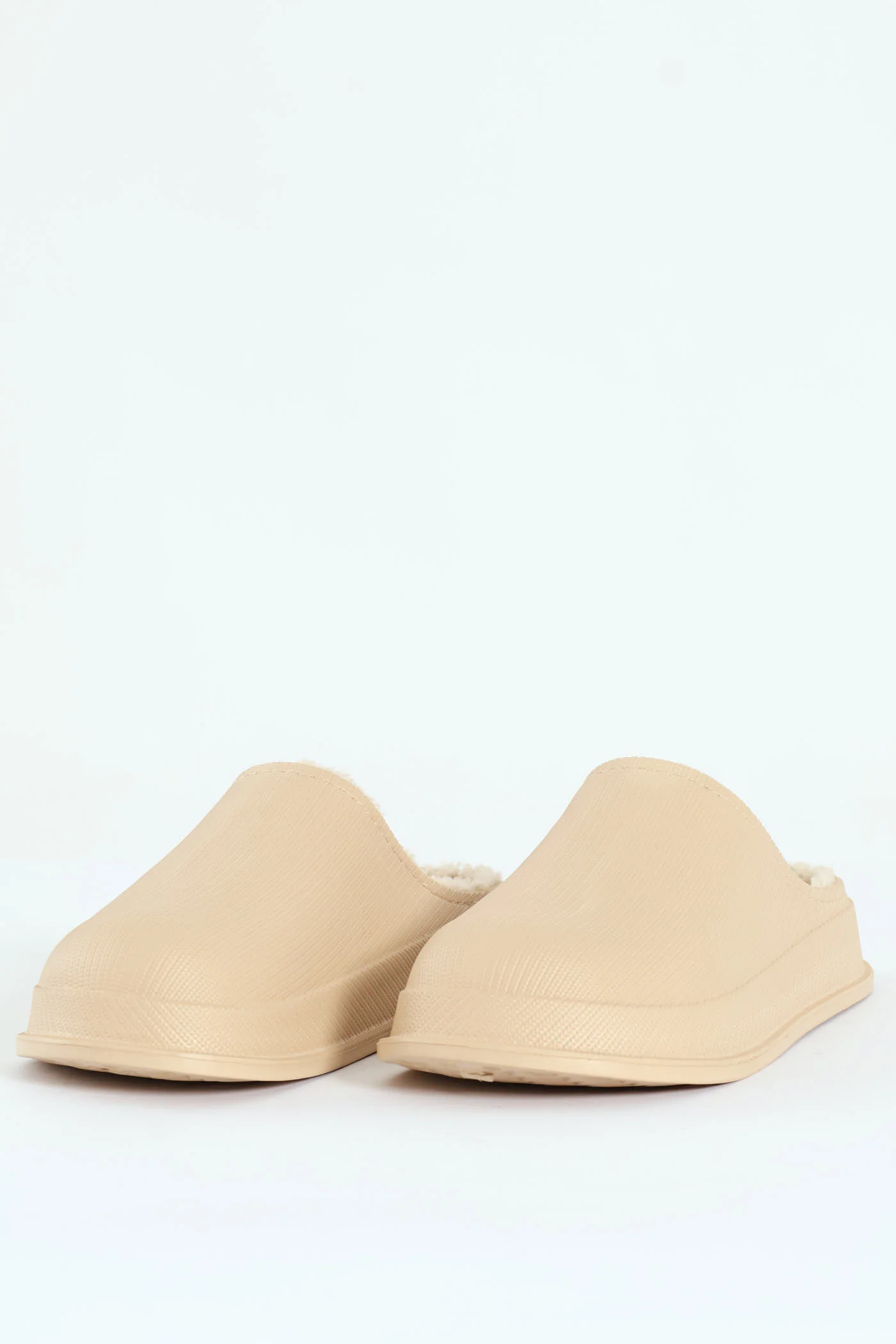 Open Back Clog Slipper - Stone