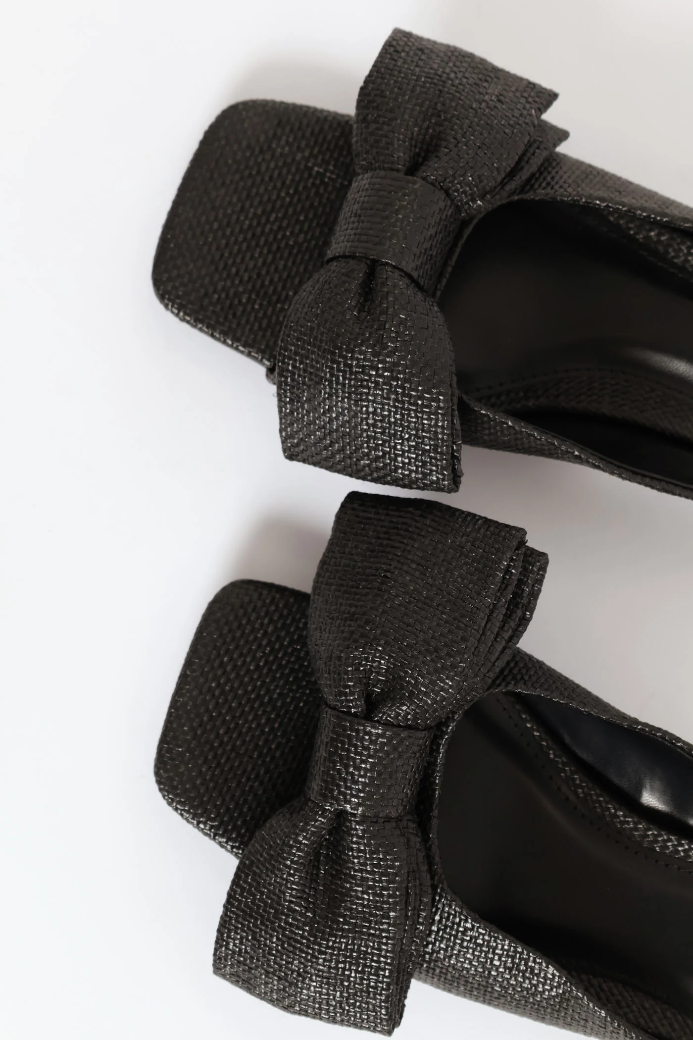 Open Toe Platform Kitten Heel - Black - Image 2