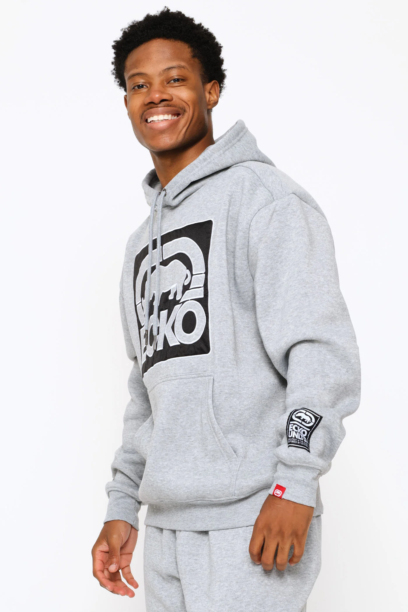 Outline Hoody - Grey - Image 3