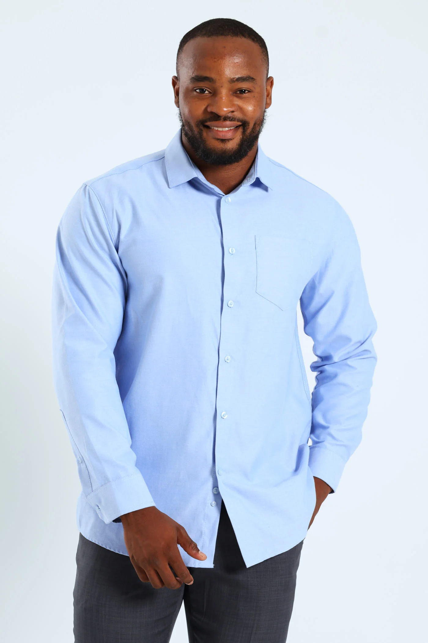 Oxford Shirt - Light Blue - Image 2