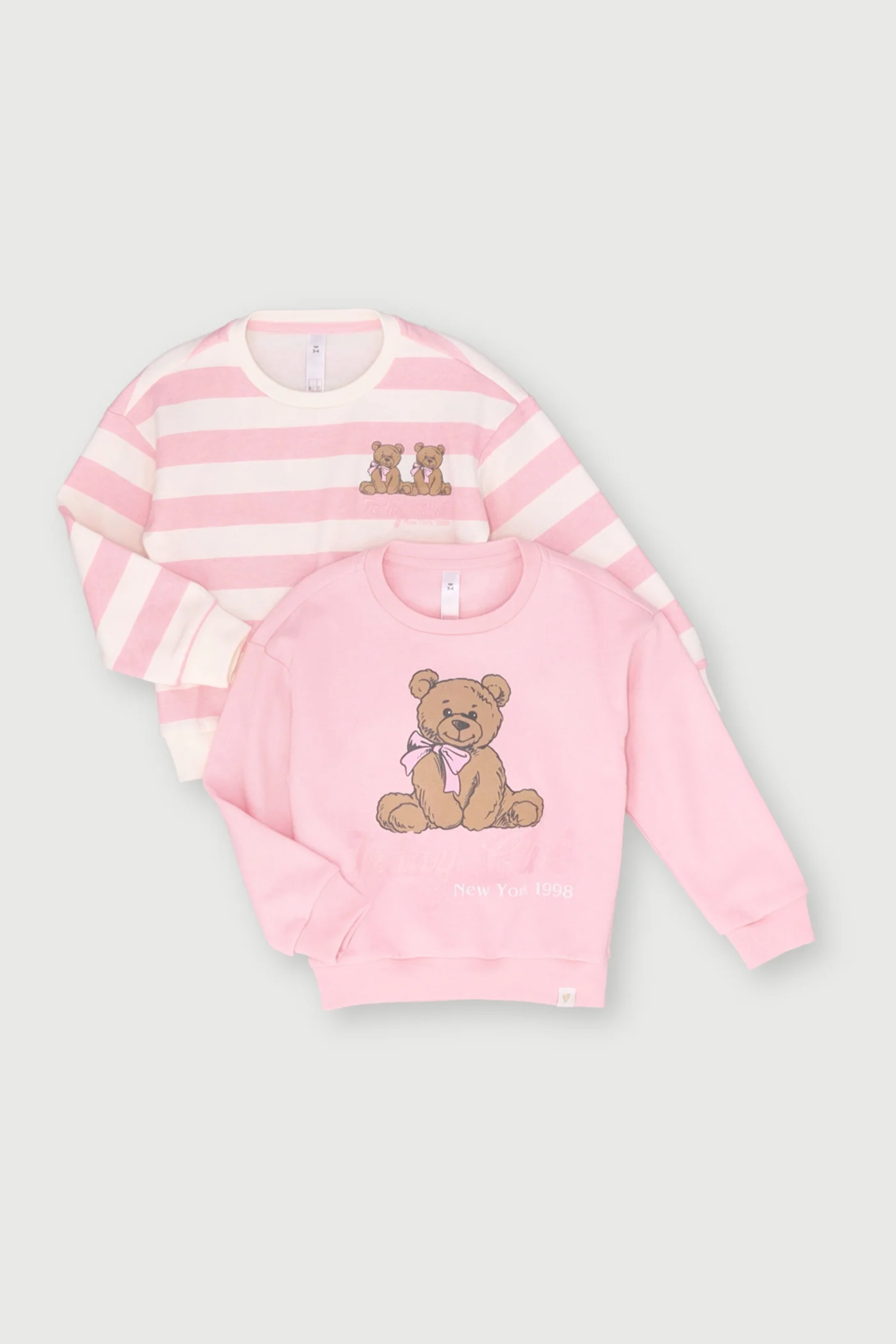 Pre-Girls 2 Pack Teddy Tracktop - Pink