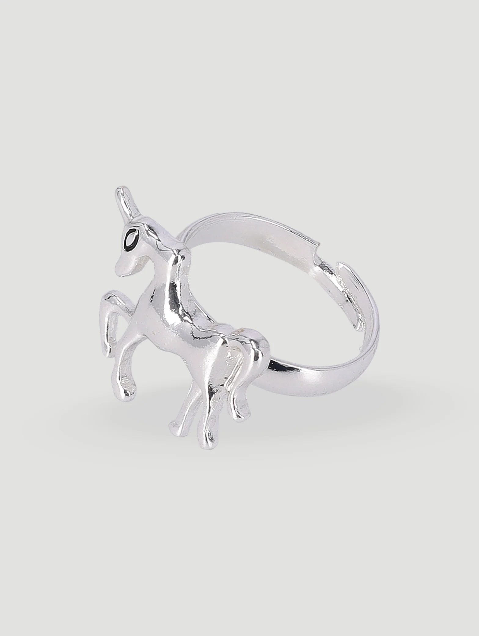 Pre-Girls Unicorn Heart And Ring Necklace - Image 3