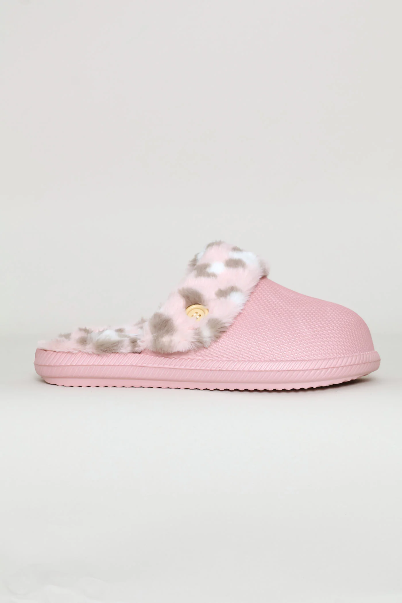 Printed Lined Closed Toe Eva Clog - Pink - Image 3