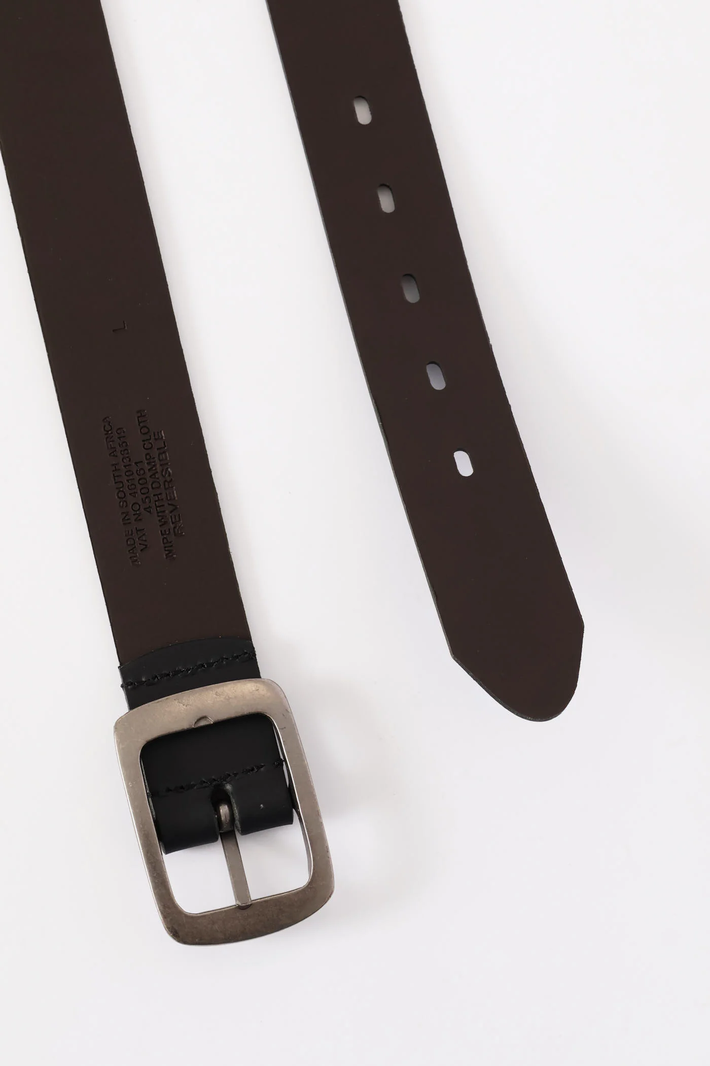 Reversable Buckle Belt - Black - Image 2