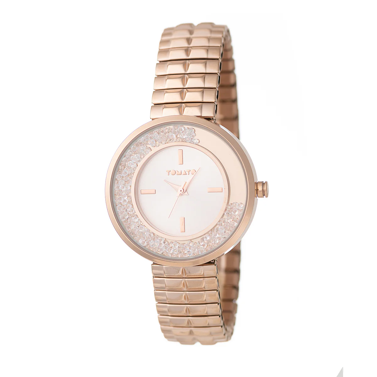Rose Gold Case & Dial with Flexi Band - Rose Gold - Image 3