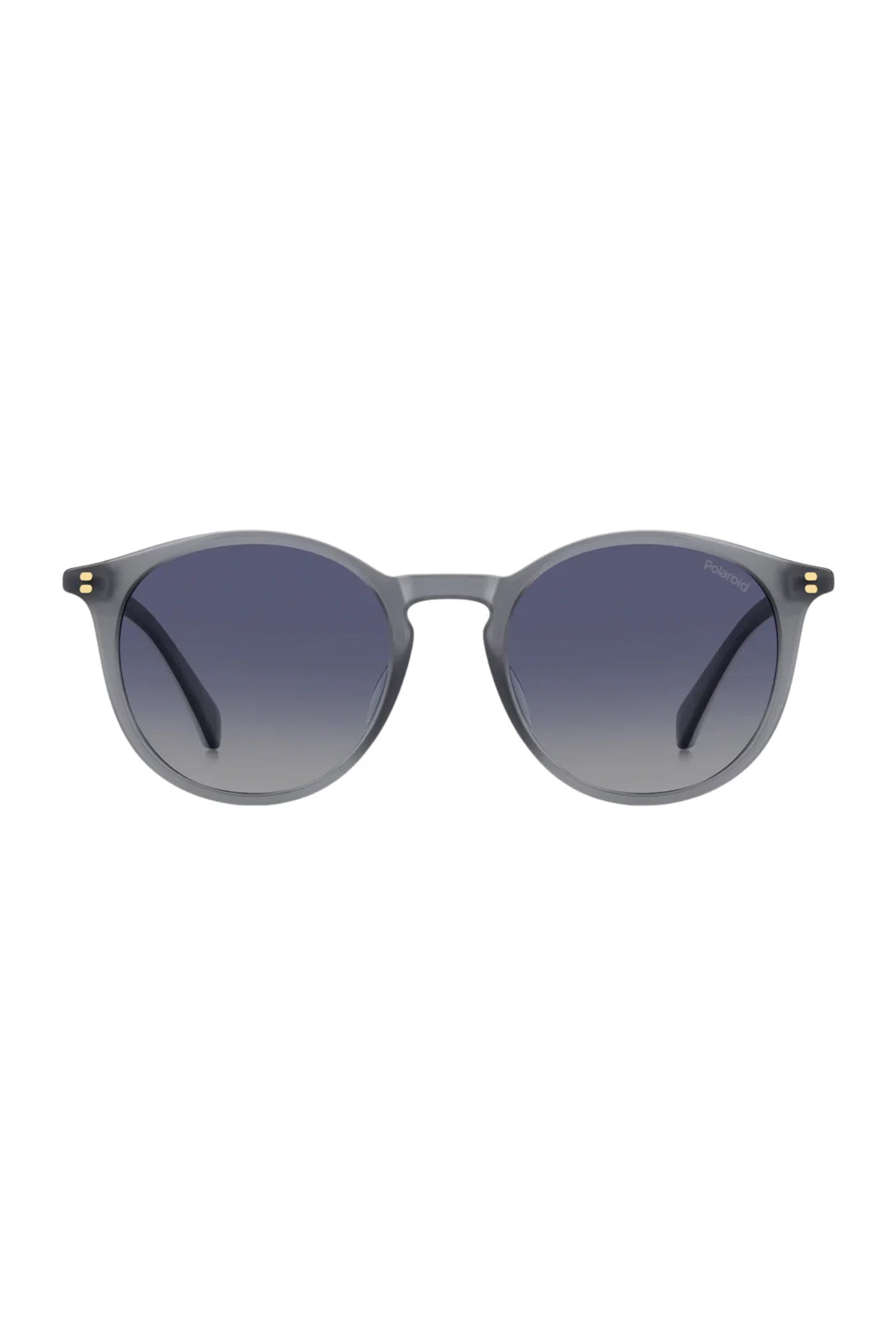 Rounded Silver Frame - Blue