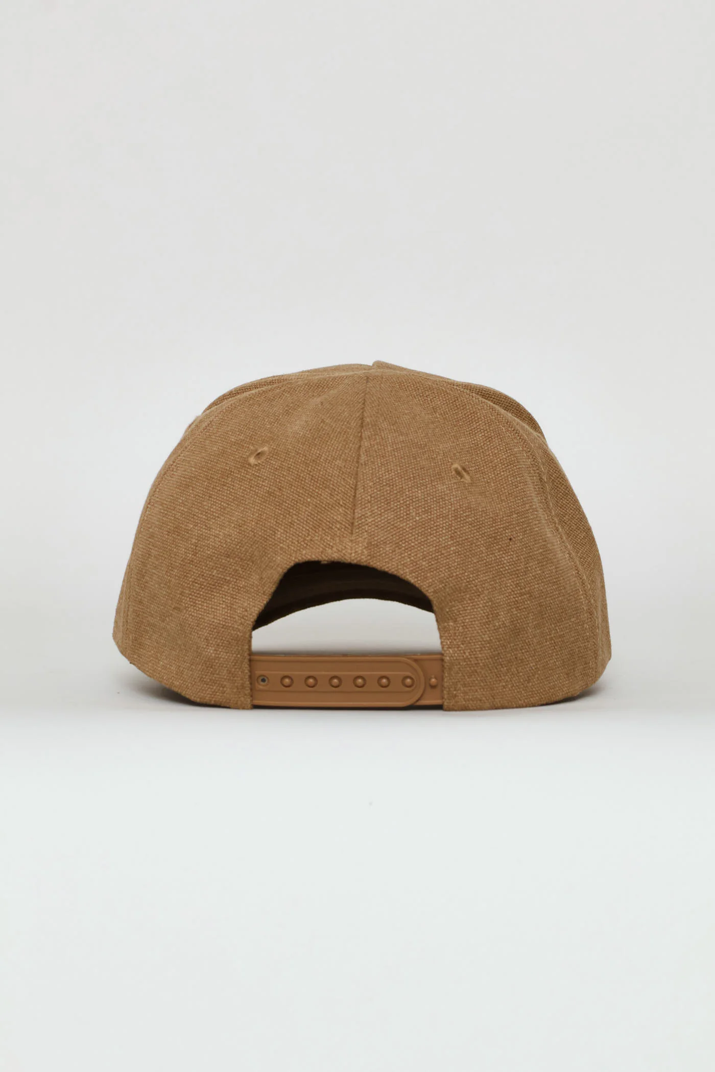 Rubberized Print Canvas Cap - Khaki - Image 4