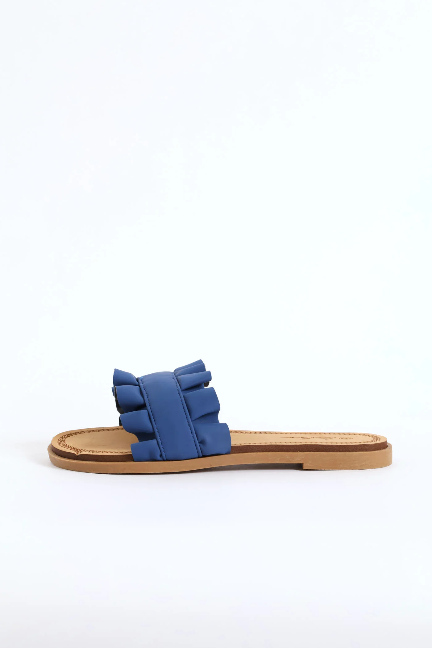 Ruffled Sandal - Blue - Image 3