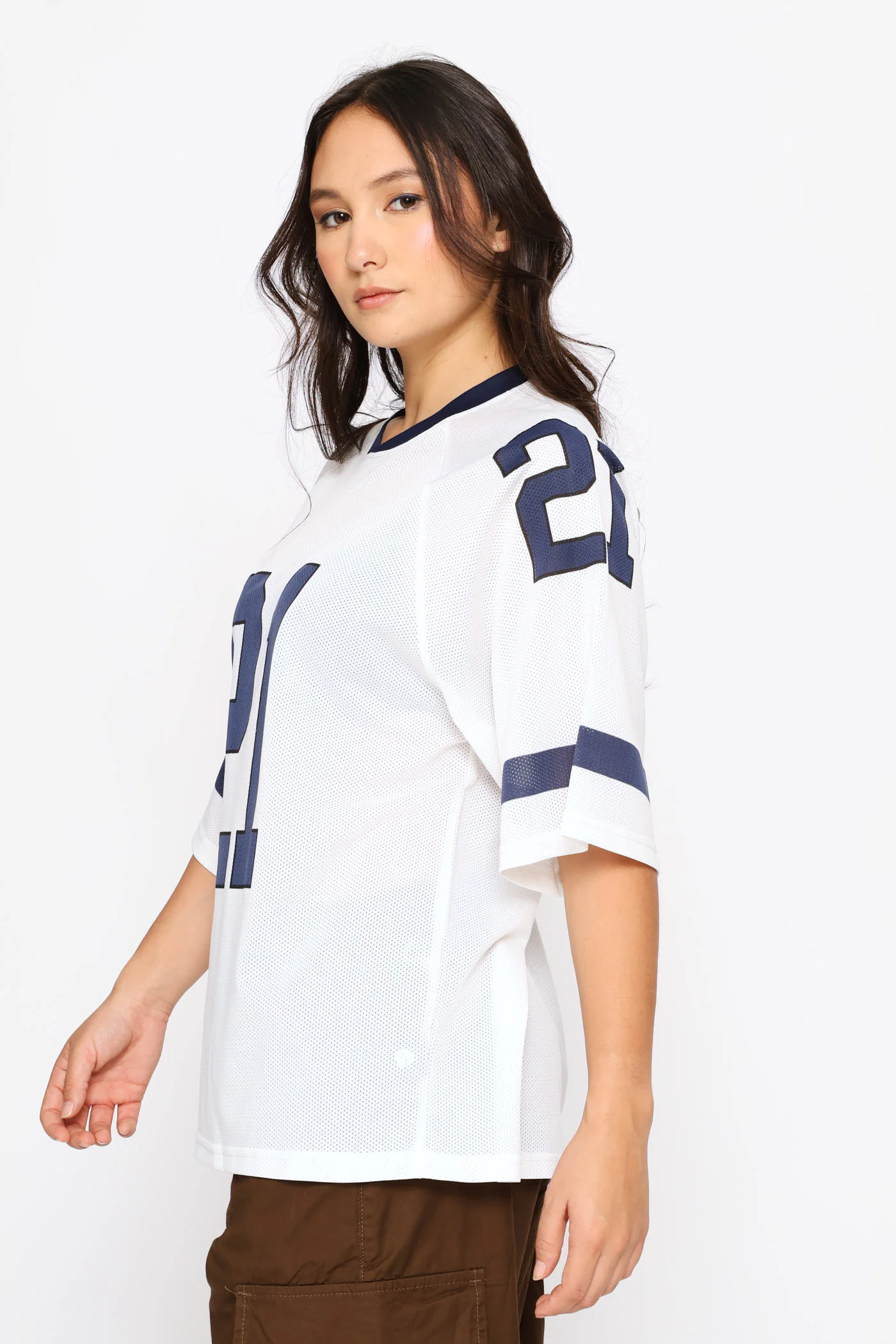 Short Sleeve Teddy Sports Tee - White - Image 4