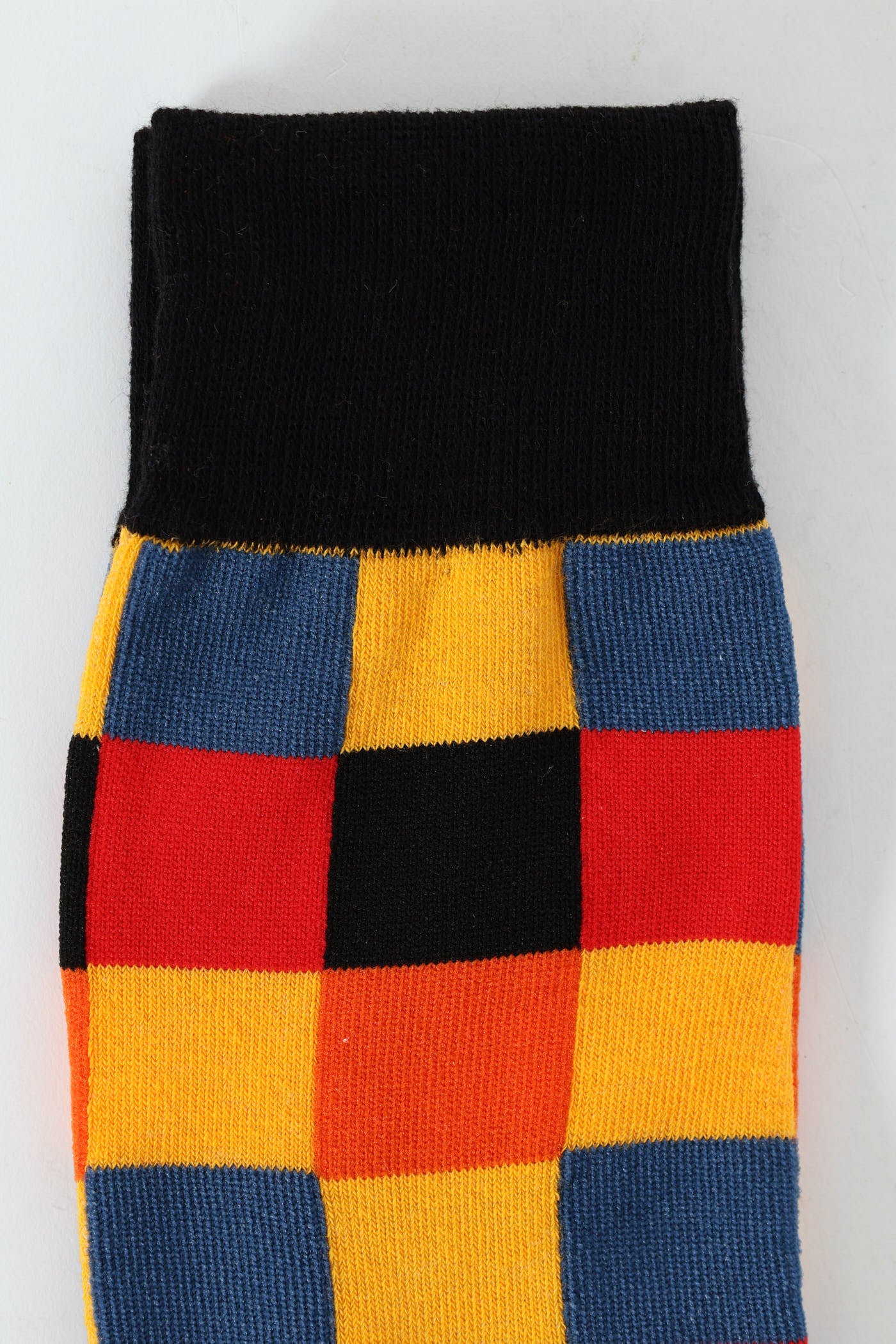 Single Check Anklet Sock - Orange - Image 3