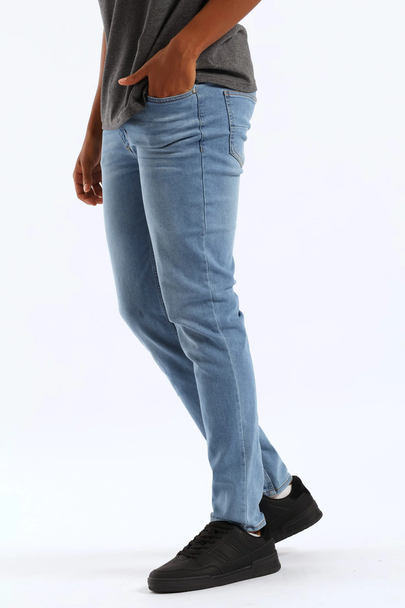 Skinny Denim - Light Wash - Image 2