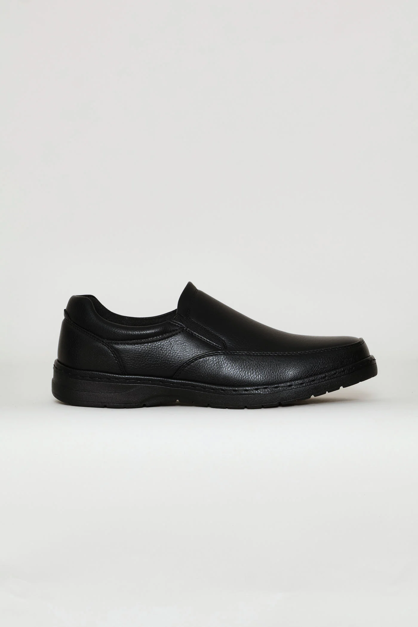 Smart Casual Comfit Slip On With Sole Stitch - Black - Image 3