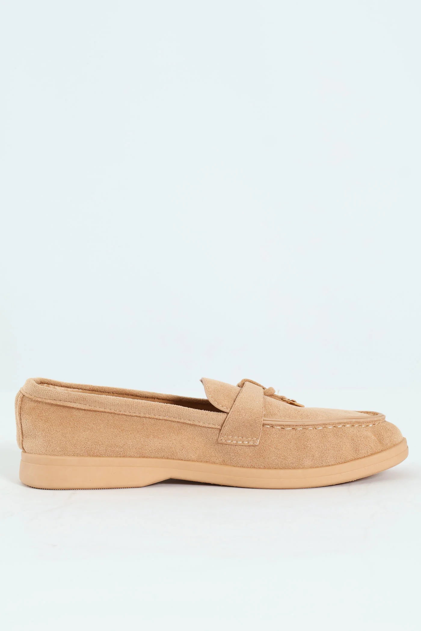 Smart Tassle Loafer - Taupe - Image 6