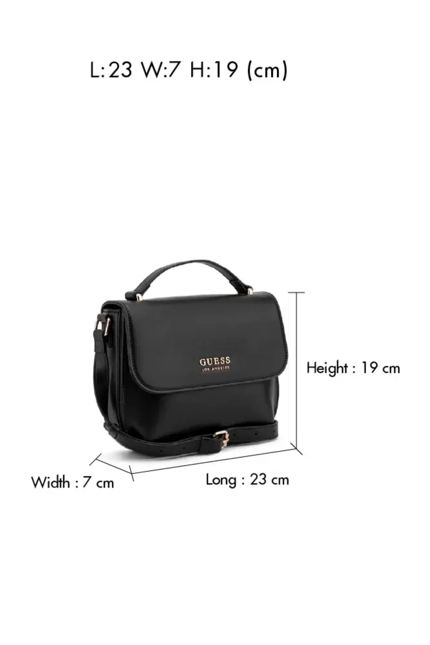 Spring Hill Convertable Crossbody Flap Bag - Black - Image 5