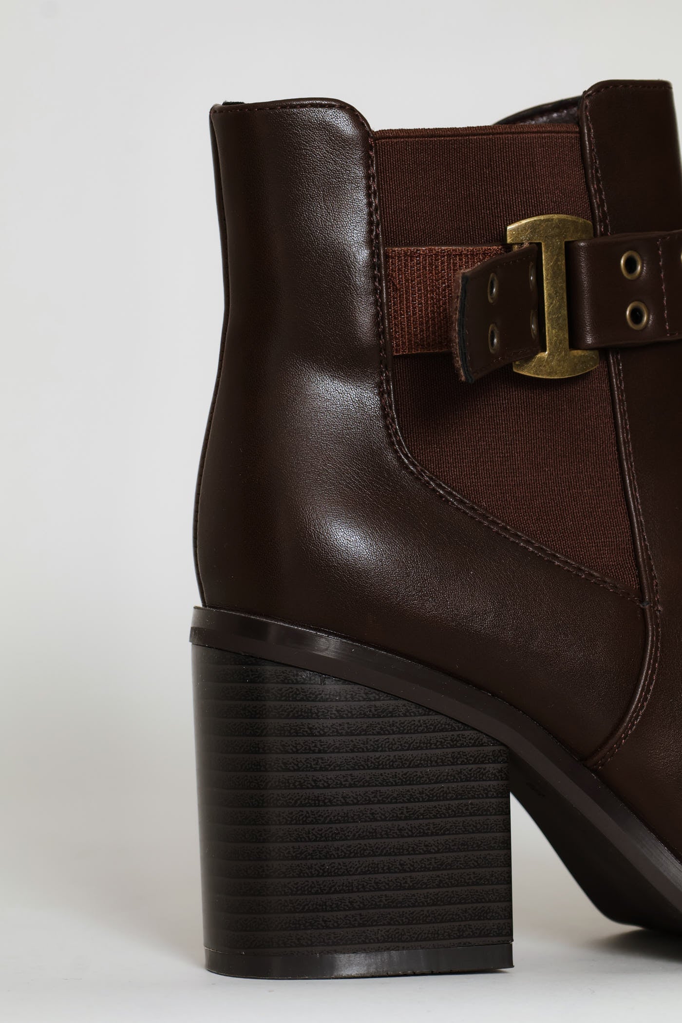 Strap Ankle Boot - Chocolate - Image 6