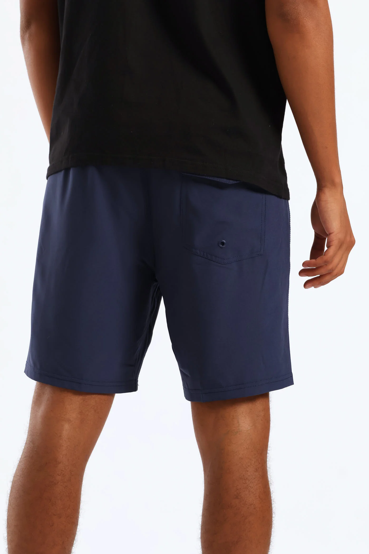 Stretch Trunk Short - Navy - Image 2