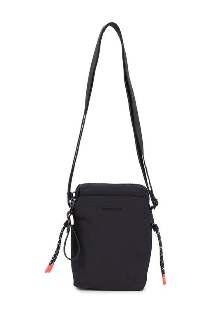 String Phone Bottle Shoulder Bag - Black - Image 2