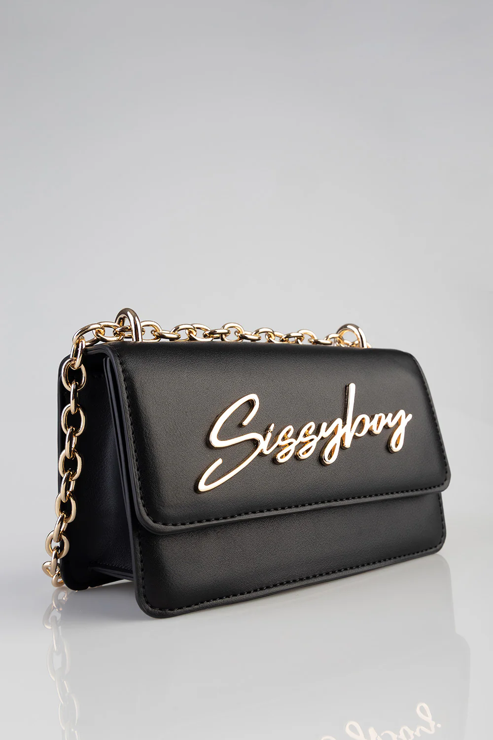 Structured Crossbody Bag - Black - Image 2