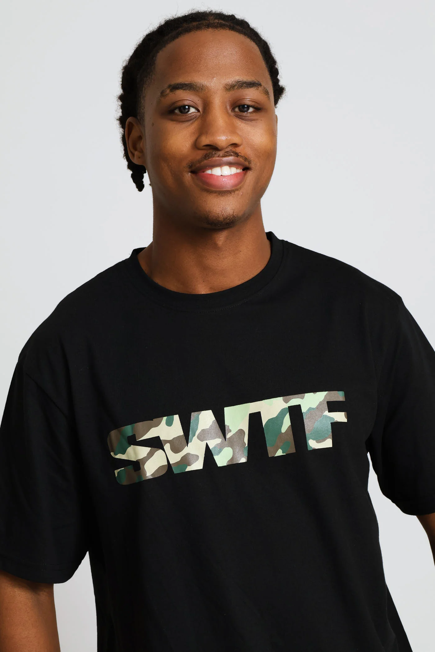 Swft Camo Tee - Black - Image 2