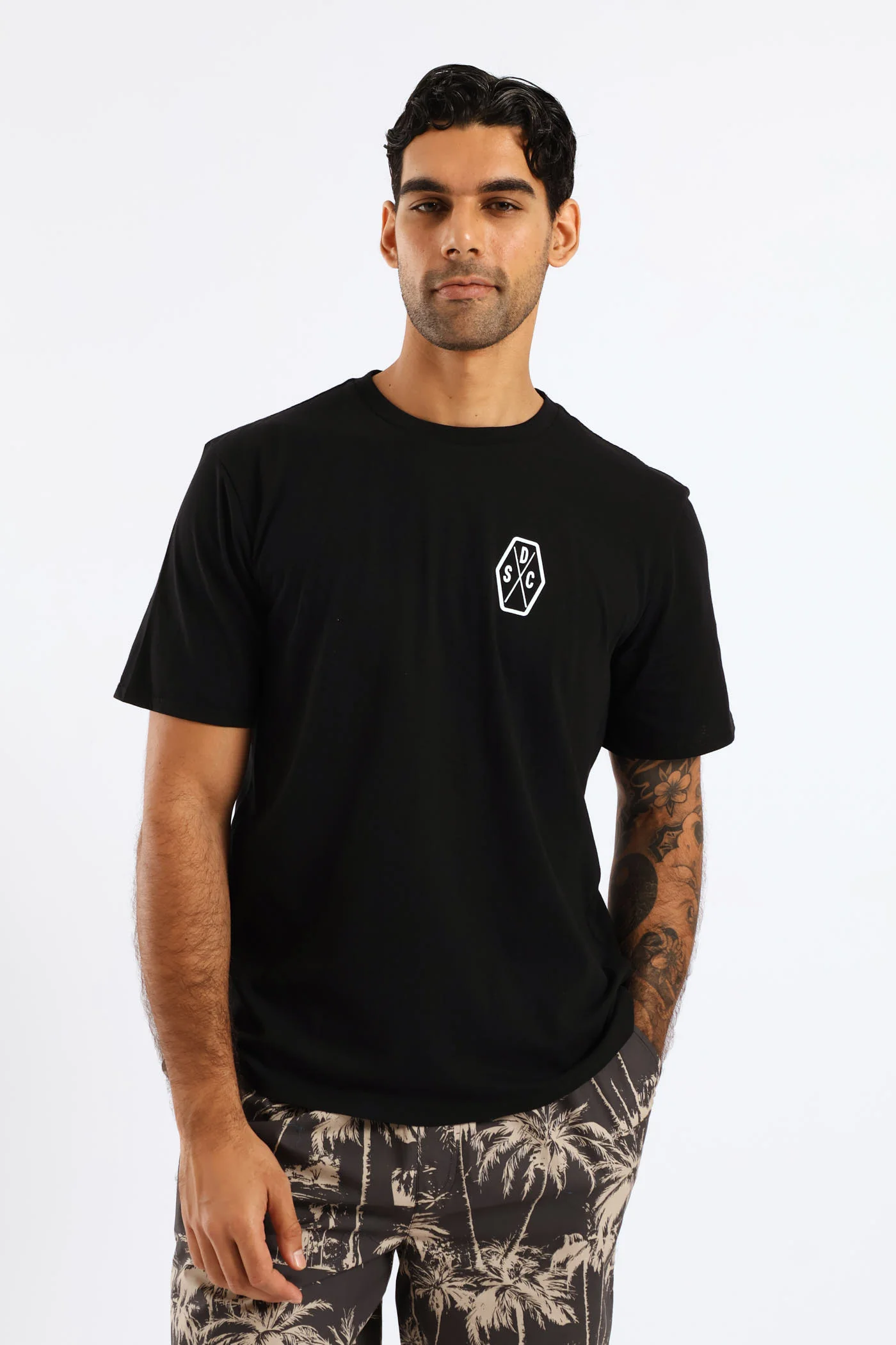 Tread Front & Back Tee - Black
