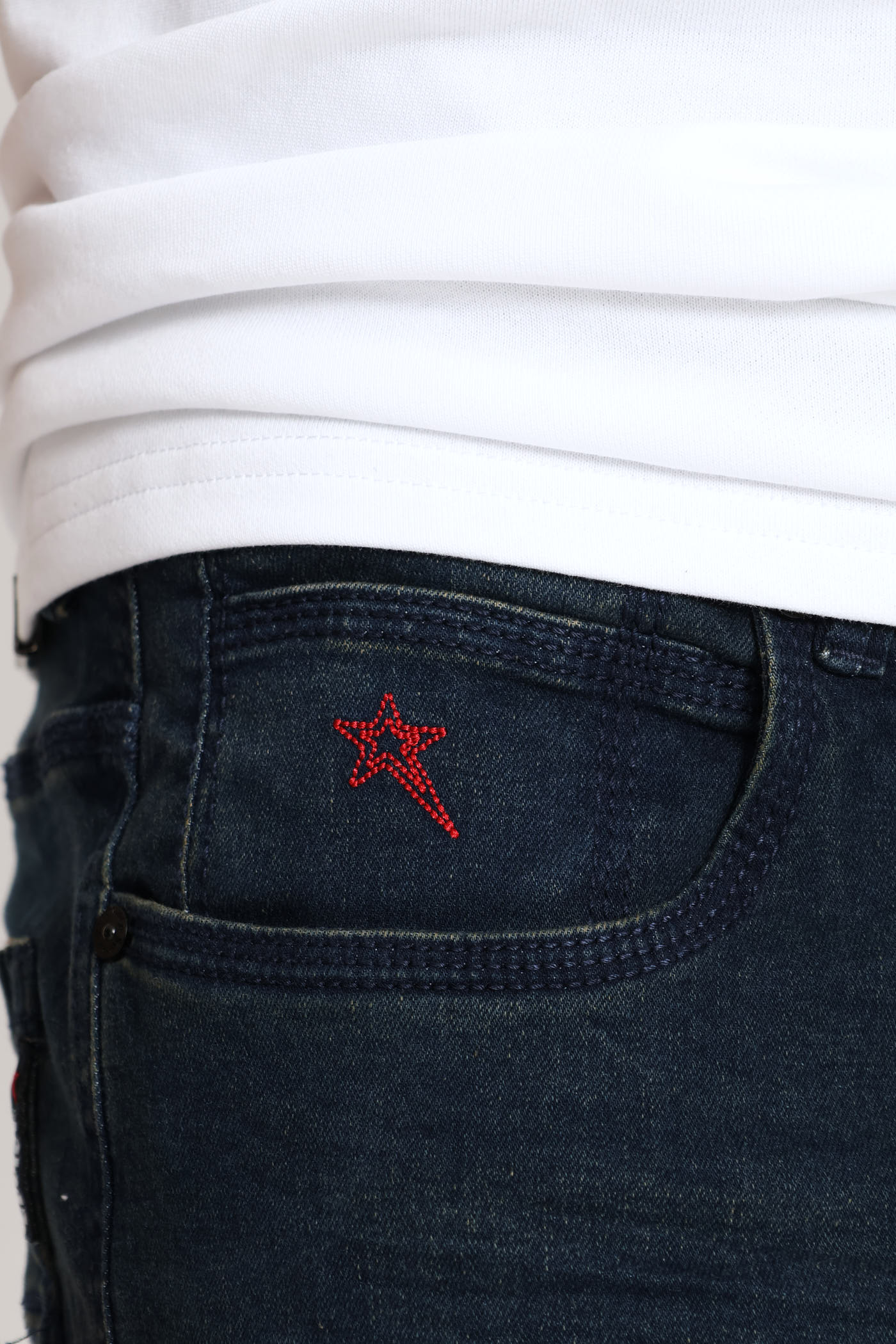 Trooper Slim Denim - Navy - Image 6