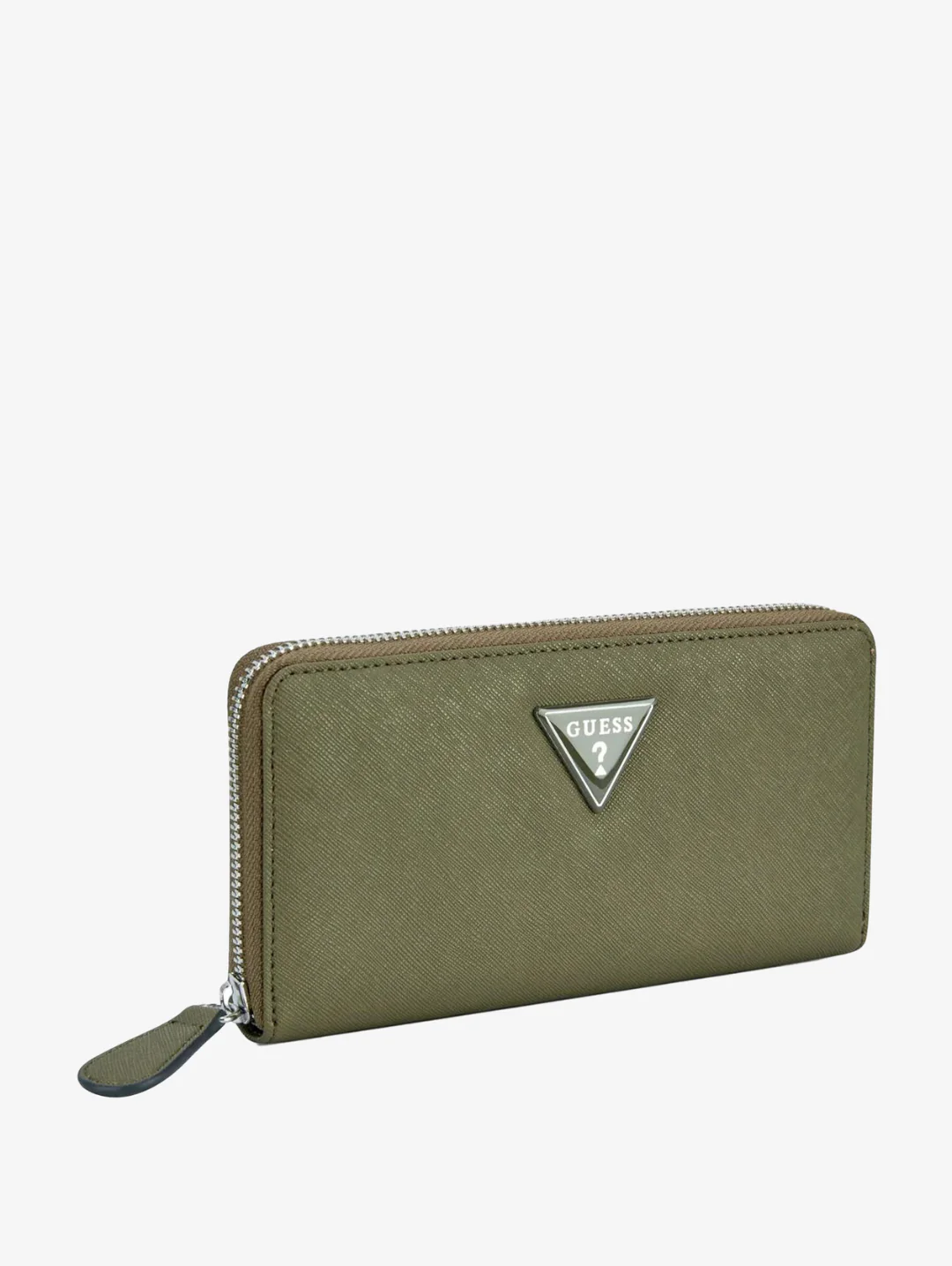 Viviette Medium Zip Around Purse - Olive - Image 3