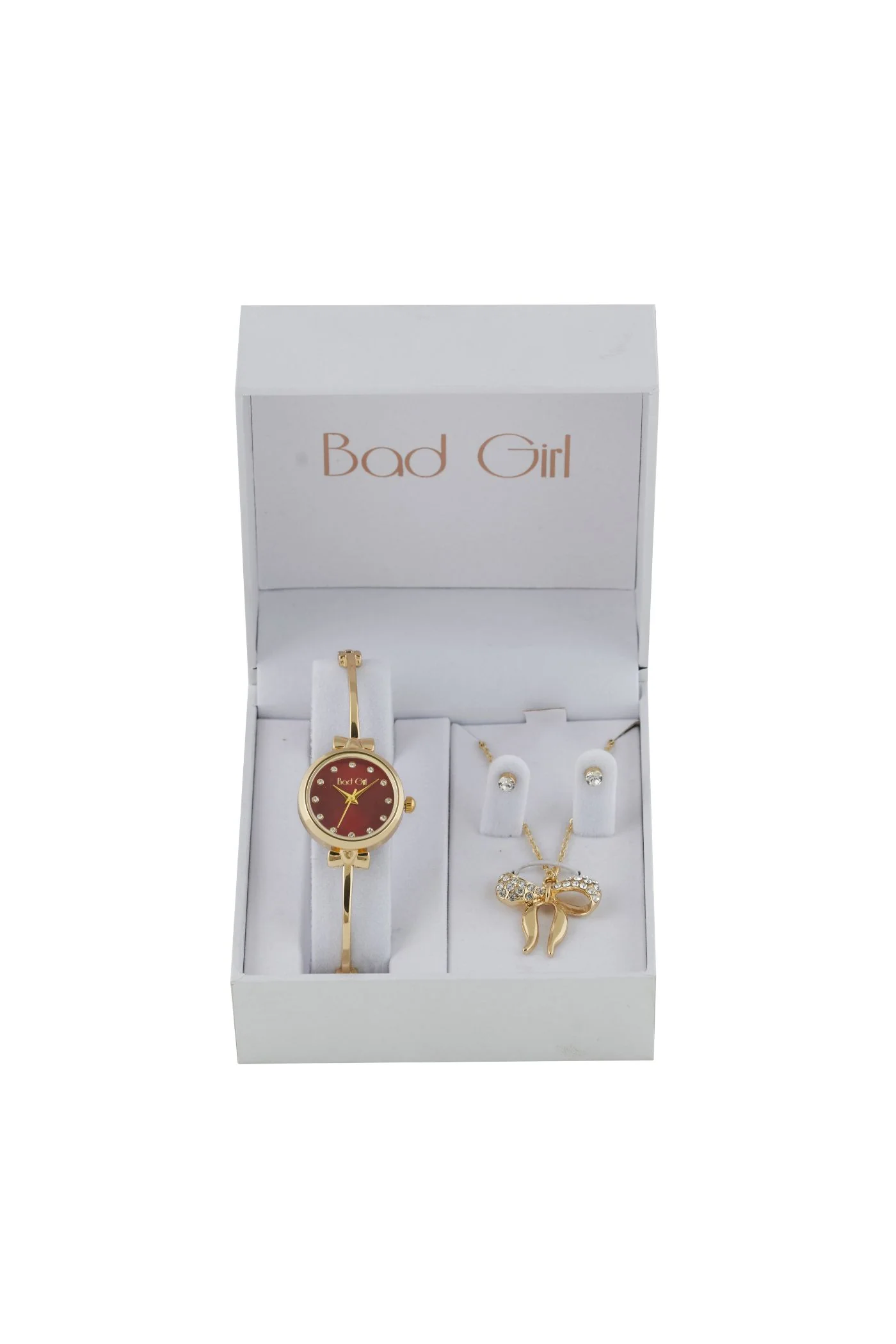 Watch Set - Gold/Brown