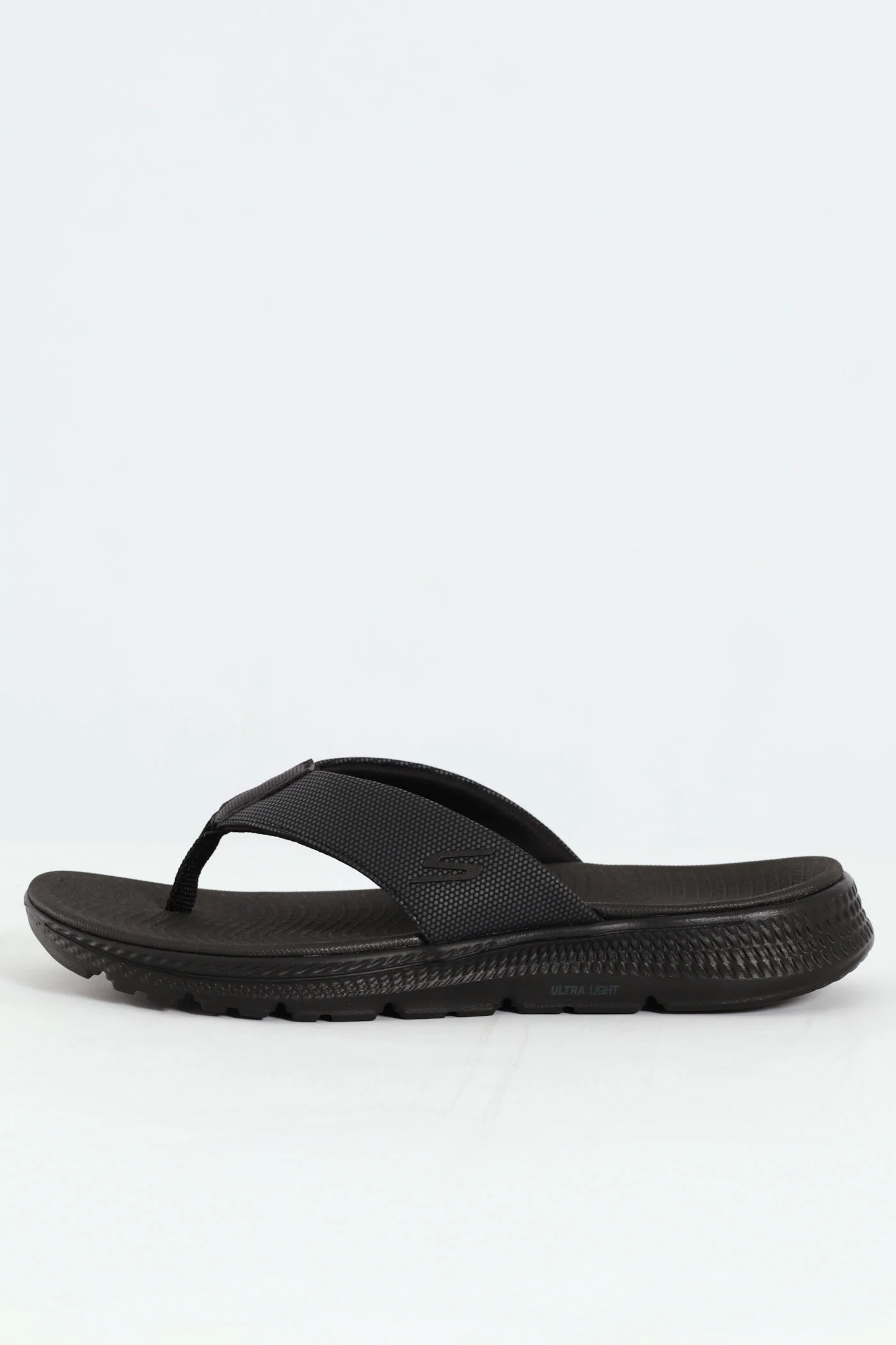 Wide Vamp Sandal - Black - Image 5
