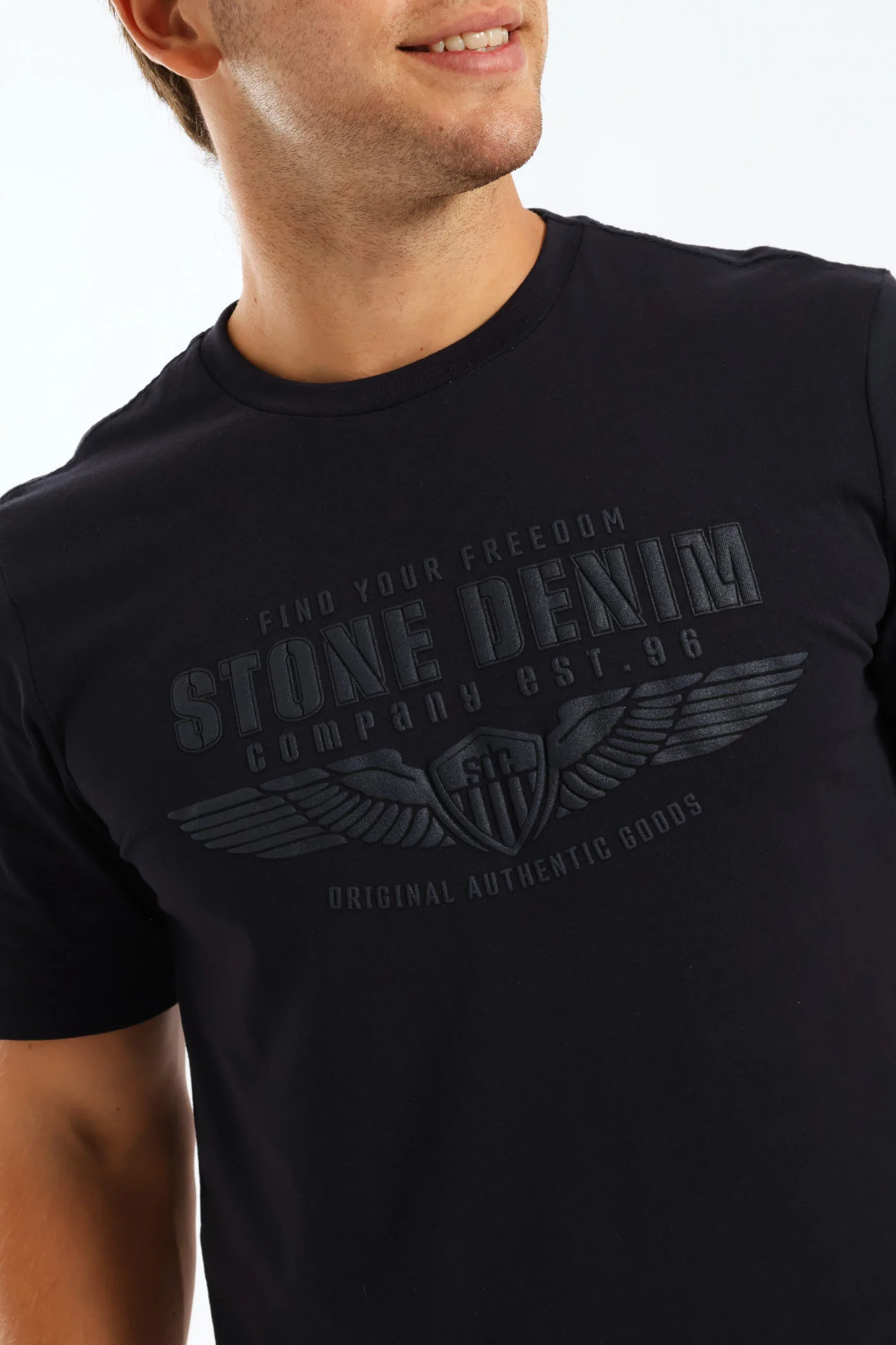 Wings Tee - Navy