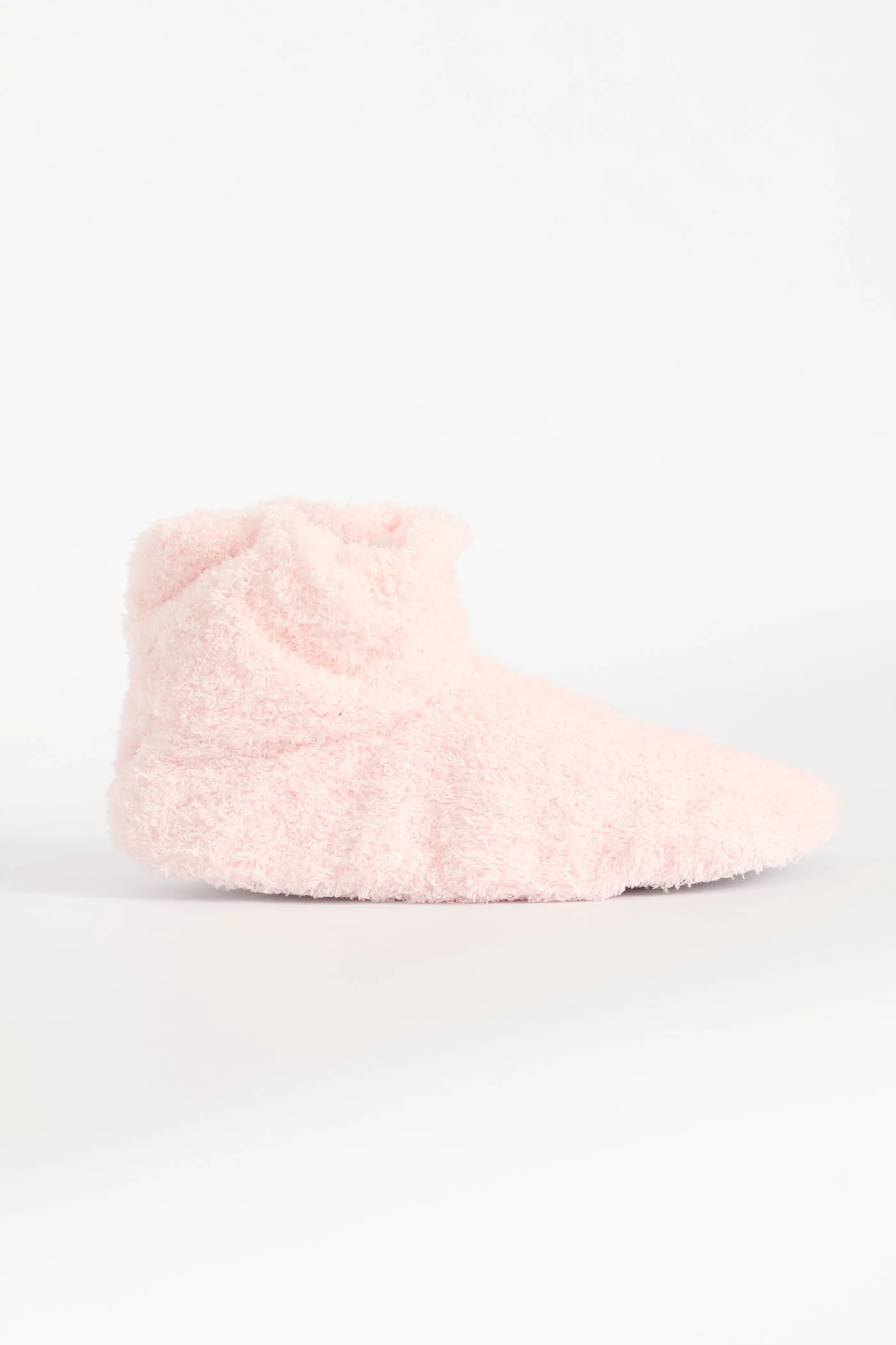 Winter Bootie Slipper Socks - Pink