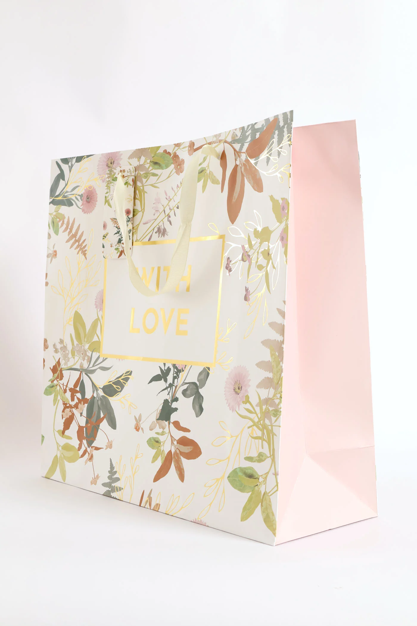 With Love Gift Bag - Light Pink - Image 2